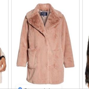 Rachel Roy Faux fur coat